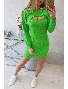 Kesi Komplet šaty + mikina Maty zelený Barva: Zelená, Velikost: One size