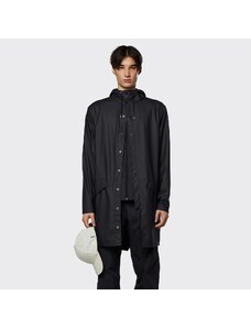 RAINS Černý voděodolný kabát Long Jacket XS