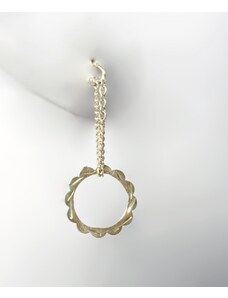 Klára Bílá Jewellery Dámské řetízkové náušnice pecky z kolekce Spirit Stříbro 925/1000