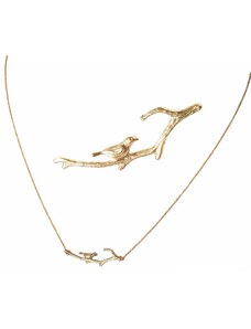 Klára Bílá Jewellery Set šperků z kolekce Bird 40-45cm