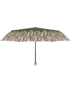 Doppler NATURE Mini - skládací udržitelný deštník olivová se vzorem