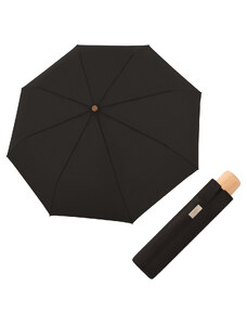 Doppler NATURE Mini - skládací udržitelný deštník černá