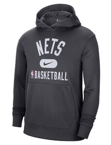 Nike Brooklyn Nets Spotlight Hoodie / Černá, Bílá / XL