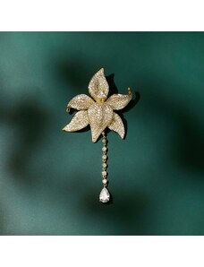 Éternelle Luxusní brož Swarovski Elements Claire - květina