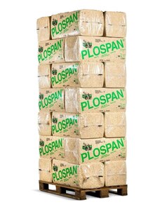 Plospan - hoblinové podestýlky Plospan Classic, hoblinová jemná podestýlka, 550 litrů/ paleta 60 ks