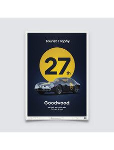 Automobilist Posters | Ferrari 250 GTO - Goodwood TT - 1962 - Blue | Limited Edition