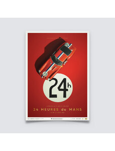 Automobilist Posters | Ferrari 250 GTO - Red - 24h Le Mans - 1962 - Collector's Edition