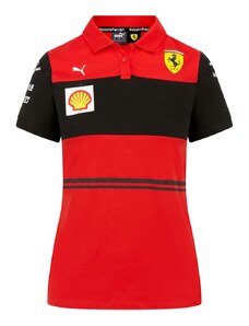 Ferrari dámské polo tričko redblack F1 Team 2022 Puma 701219161001245