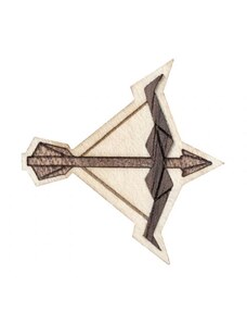 BeWooden Dřevěná brož s motivem střelce Sagittarius Brooch