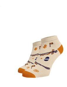 Benami Veselé kotníkové velikonoční ponožky - Vajíčko a karabáč