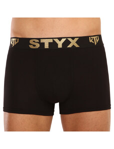 Pánské boxerky Styx / KTV sportovní guma černé - černá guma (GTC960)
