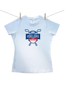 Boodyy Dámské triko s krátkým rukávem Hokejová rodina