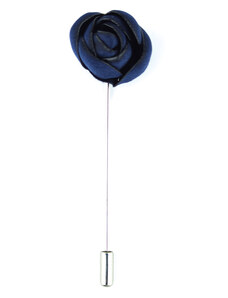 Obleč oblek Kobaltově modrá květinová brož do klopy