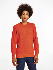 Tommy Hilfiger pánský oranžový svetr
