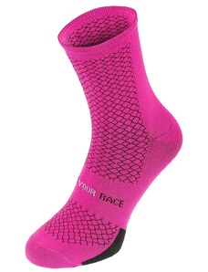 Ponožky cyklo R2 Endurance Velikost: 35-38 neon růžová