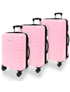 AVANCEA Sada cestovních kufrů AVANCEA DE32362 Light pink SML