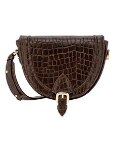 Alexandra K Vegan Leather Joy Midi Flow - Mokka Croco