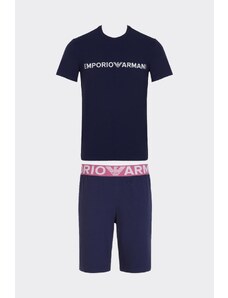 Emporio Armani Underwear Emporio Armani pyžamový set pánský - tmavě modrá