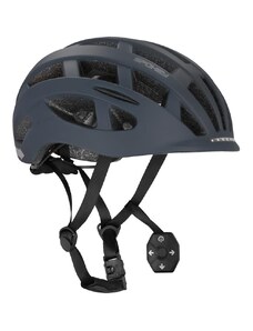 Spokey POINTER PRO Cyklistická prilba s LED blikačkou a blinkry, 58-61 cm, čierna