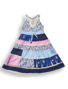 CHLOE LOUIS Dětské šaty dívčí patchwork