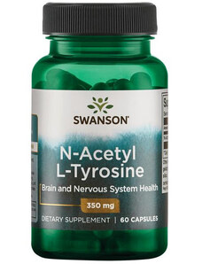 Swanson N-Acetyl L-Tyrosine 60 ks, kapsle, 350 mg