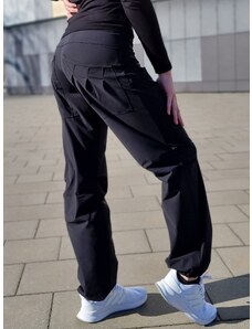 NEYWER Dámské funkční elastické sportovní kalhoty černé EK928