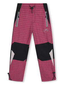 Dívčí outdoorové plátěné kalhoty fuchsiové Kugo FK7602