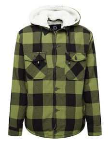 Brandit Přechodná bunda khaki / světle zelená / černá