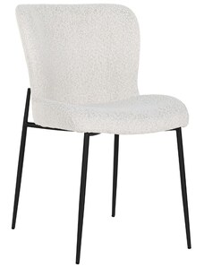 Bílá látková jídelní židle Richmond Darby