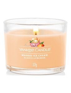 Yankee Candle – votivní svíčka ve skle Mango Ice Cream (Mangová zmrzlina), 37 g
