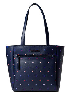 Tommy Hilfiger Kabelka Irene II Tote Corporate Critter Texture PVC Tommy Navy