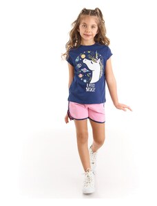 mshb&g Unicorn Girl in Space T-shirt Shorts Set