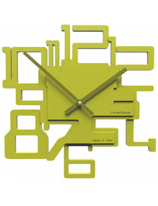 Designové hodiny 10-003 CalleaDesign Kron 32cm (více barevných variant) Barva zelený cedr-51