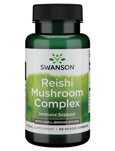 Swanson Reishi Mushroom Complex 60 ks, vegetariánská kapsle