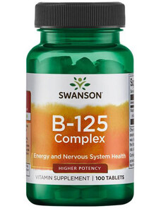 Swanson Vitamin B-125 Complex 100 ks, tablety