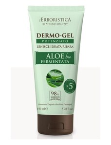 Erboristica Hydratační dermogel s fermentovanou aloe vera pro citlivou pokožku 150 ml