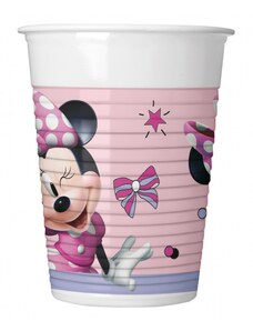 GODAN Plastové kelímky myška MINNIE - JUNIOR - 200 ml - 8 ks