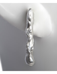 Klára Bílá Jewellery Dámské visací náušnice Aqua Stříbro 925/1000