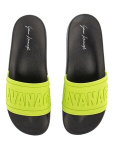 Gianni Kavanagh Neon Yellow Slides