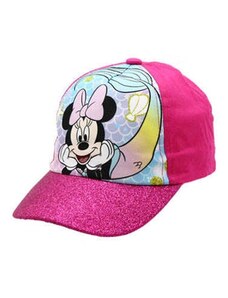 Setino Dívčí letní čepice / kšiltovka Minnie Mouse Disney - tm. růžová