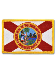 SAD.TR. Moto nášivka Florida Flag 9 cm x 6 cm