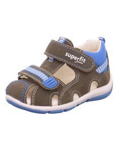 21 SUPERFIT chlapecké sandálky Freddy 1-600140-70 zelená/modrá