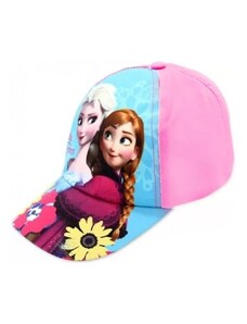 Setino Dívčí letní čepice kšiltovka Ledové království FROZEN - Elsa a Anna sv. růžová