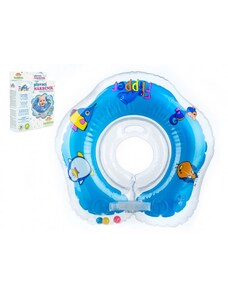 Teddies Plavací nákrčník Flipper - modrý kruh 0m+
