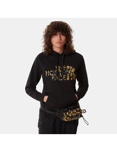 The North Face Women’s Standard Hoodie Tnf Black-Arrowwood Yellow Leopard Print NF0A4M7C39Y1