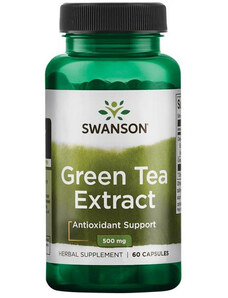 Swanson Green Tea Extract 60 ks, kapsle, 500 mg