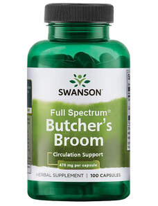 Swanson Butcher's Broom 100 ks, kapsle, 470 mg