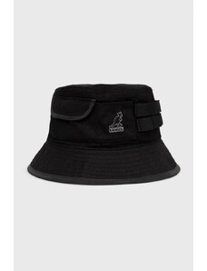 Bavlněný klobouk Kangol černá barva, bavlněný, K5328.BK001-BK001