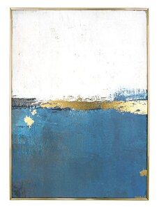 Bílo modrý obraz Bizzotto Rold 67 x 94,5 cm