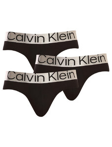 3PACK pánské slipy Calvin Klein černé (NB3129A-7V1)